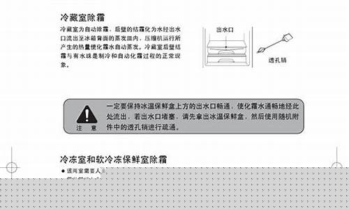冰箱使用说明书手抄报图片-冰箱使用说明书手抄报
