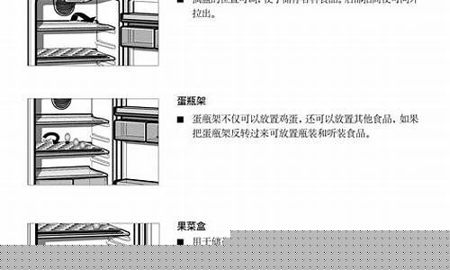 尊贵冰箱说明书-尊贵冰箱使用说明书